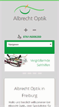 Mobile Screenshot of albrecht-optik.com