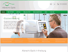 Tablet Screenshot of albrecht-optik.com